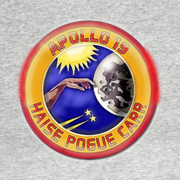 apollo 19 (canceled) mission "patch" artwork by WarDaddy